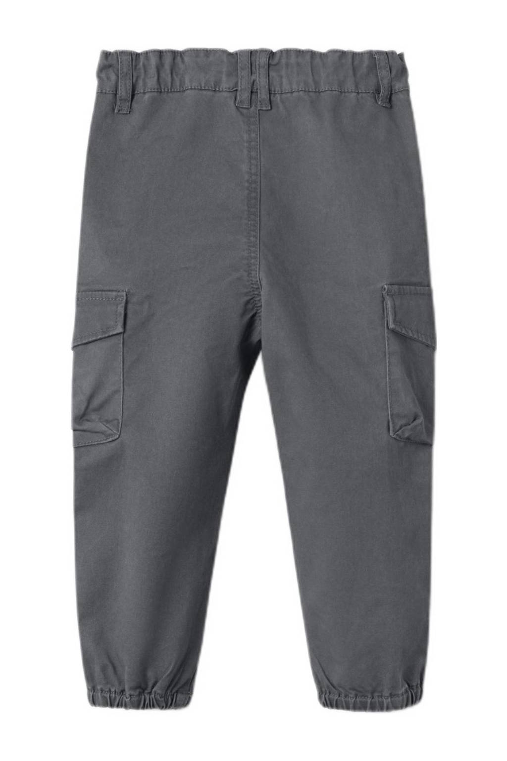 NAME IT regular fit cargobroek NMMBEN donkergrijs