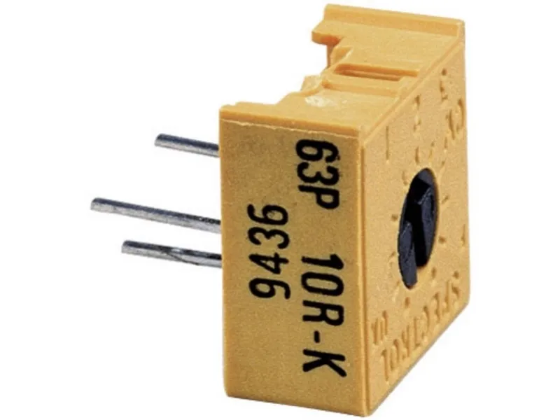 Vishay M63P103KB40, Blå, Metal, Lige, 250 V, 1 stk, RoHS