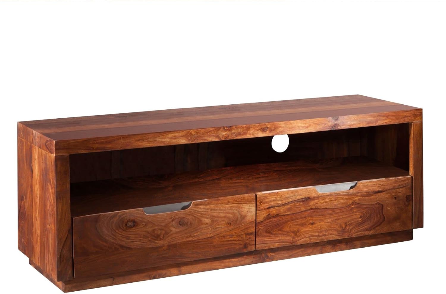 Sheesham massiv Holz Möbel lackiert TV-Board Palisander massiv Möbel Massivholz walnuss Duke #122