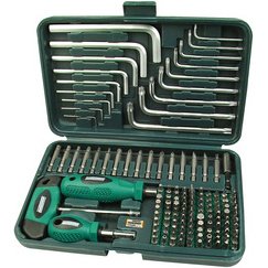 BRÜDER MANNESMANN Jeu d'embouts, 139 pièces, boîte