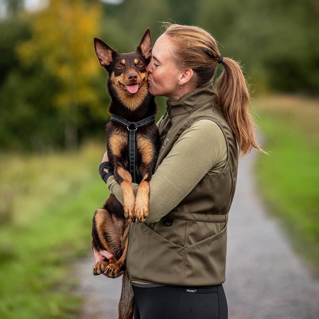 Responder Softshell Vest  Dame Light Moss Gray