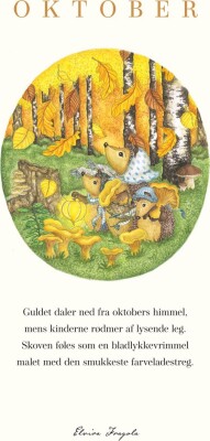 Oktober - Året Plakat