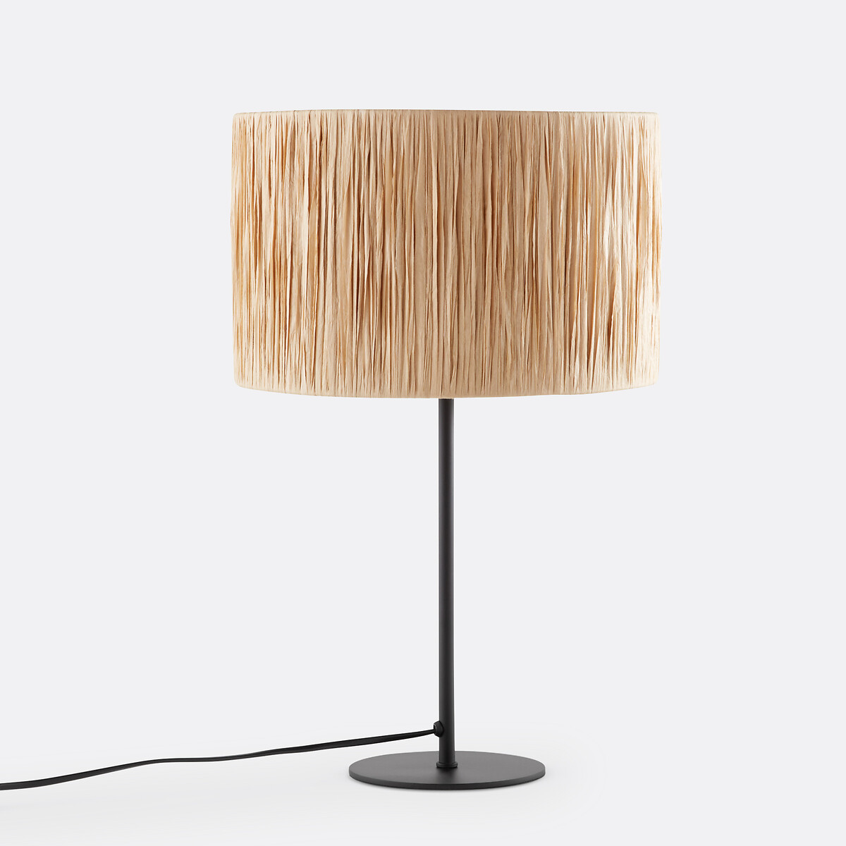 LA REDOUTE INTERIEURS<br>Candeeiro suspenso / Abajur em ráfia Ø30 cm, Rafita