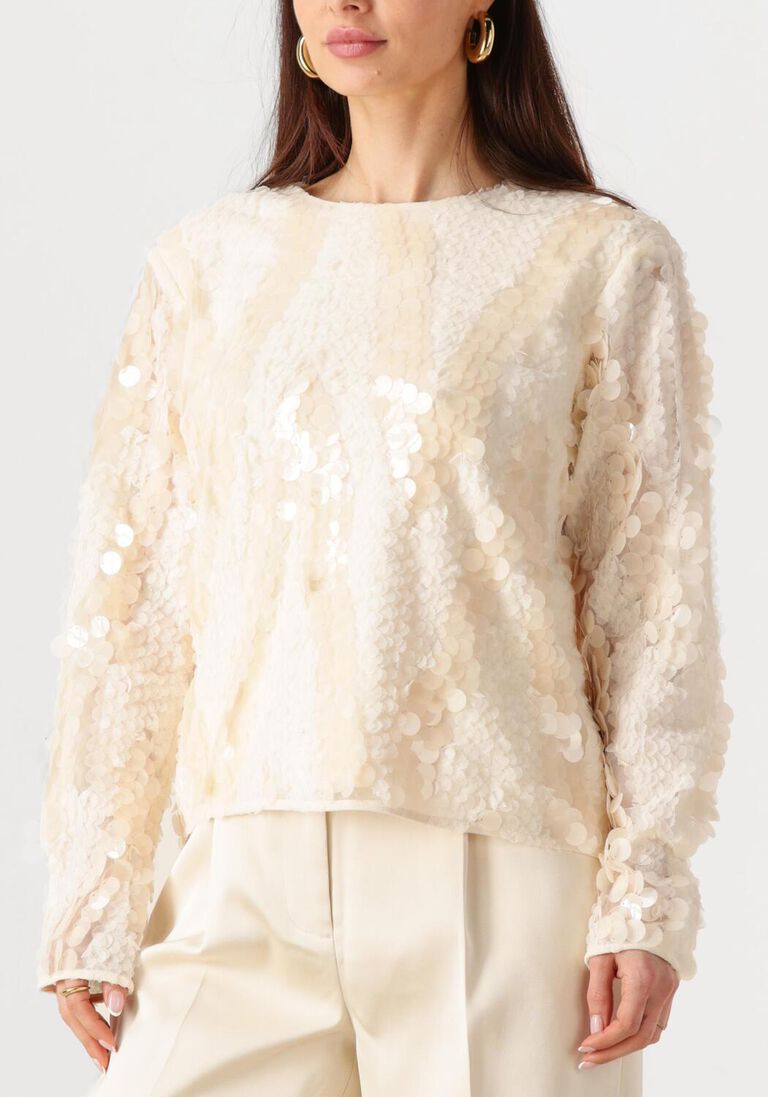 creme second female blouses glimmer blouse