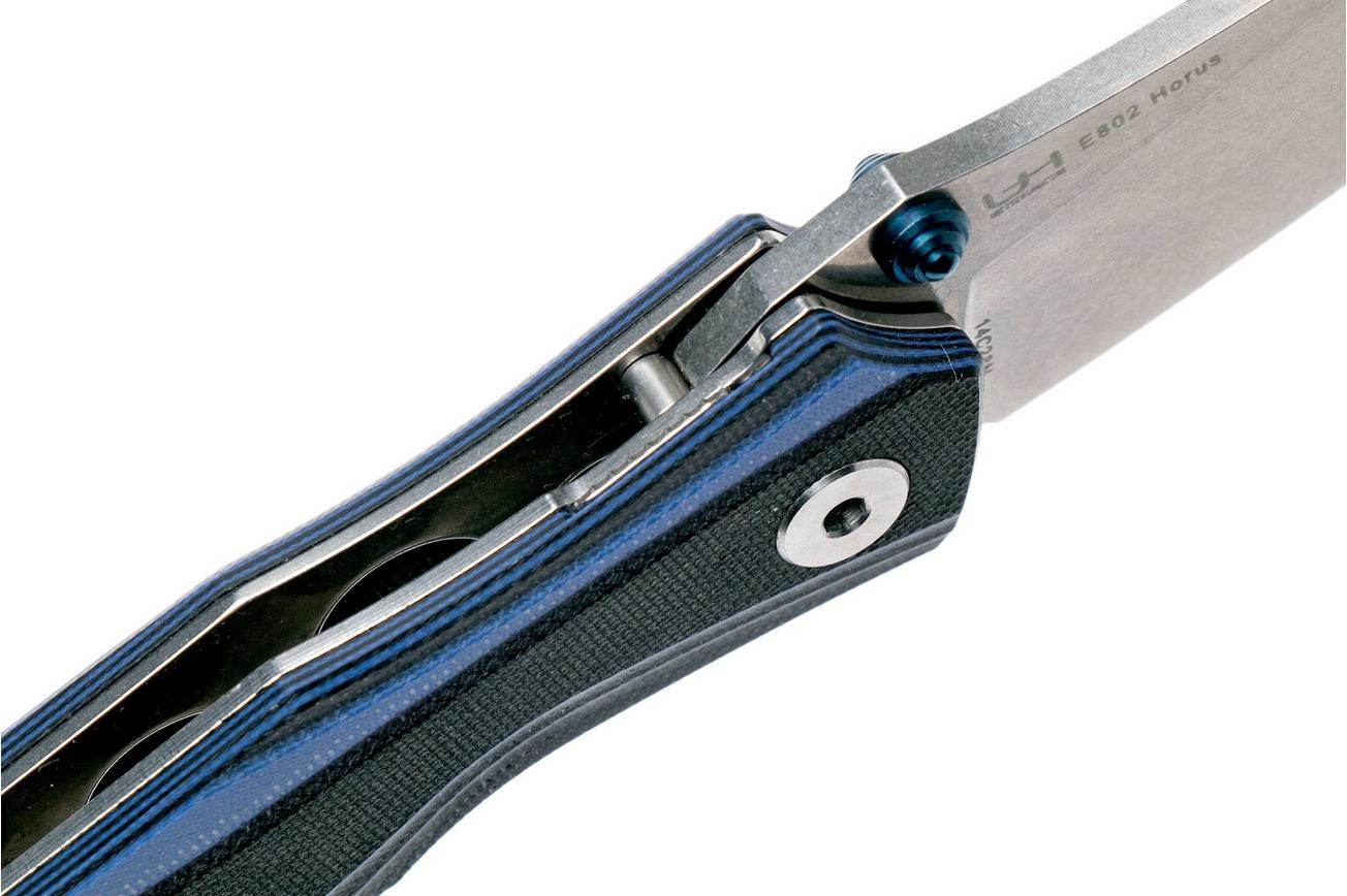 Real Steel Horus E802 Black/Blue 7432, zakmes