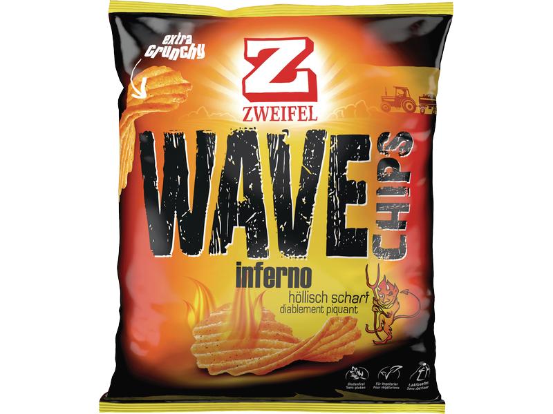 Zweifel Chips Wave Inferno 120 g Kartoffel Chips