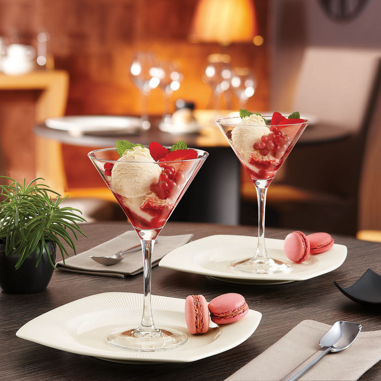Chef & Sommelier 6 Verres à pied Champagne & Cocktail transparents - 30 cl