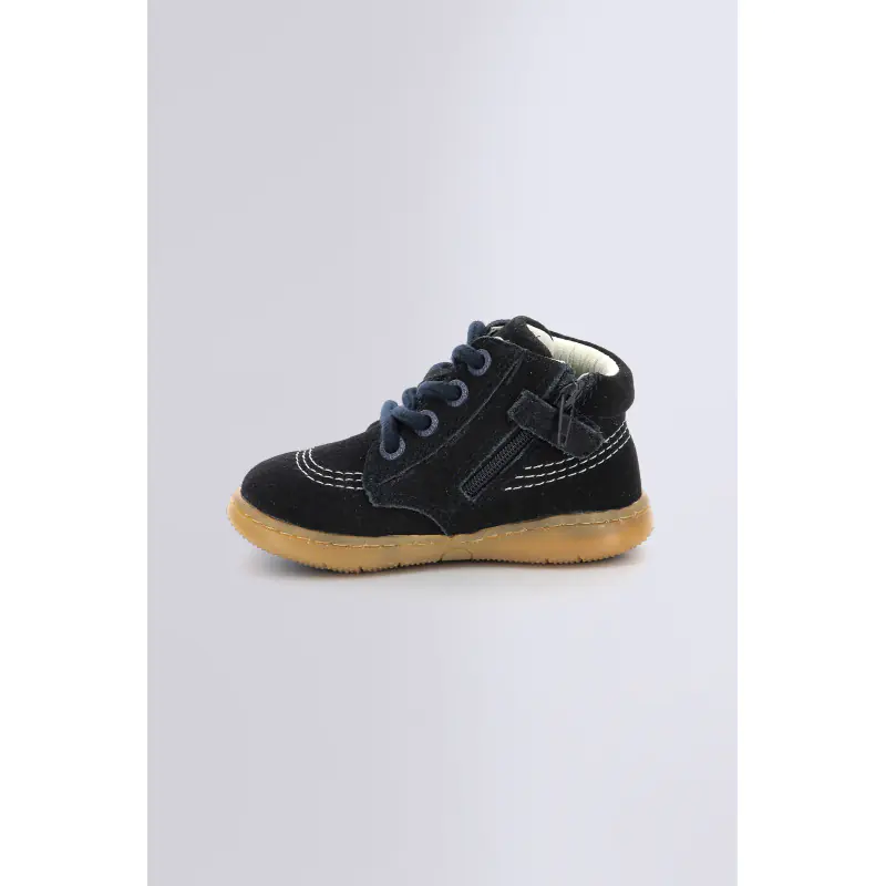 KICKBUBBLY MARINE BOTTILLONS Cuir Mixte