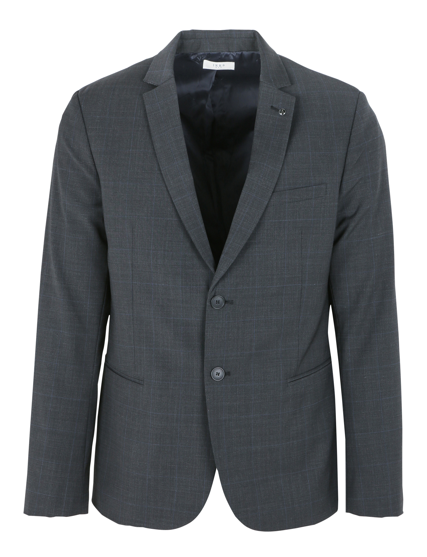 Veste de costume col tailleur imprimé | Gris