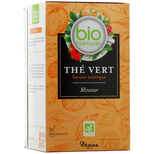 Nutrisanté thé vert minceur bio saveur exotique