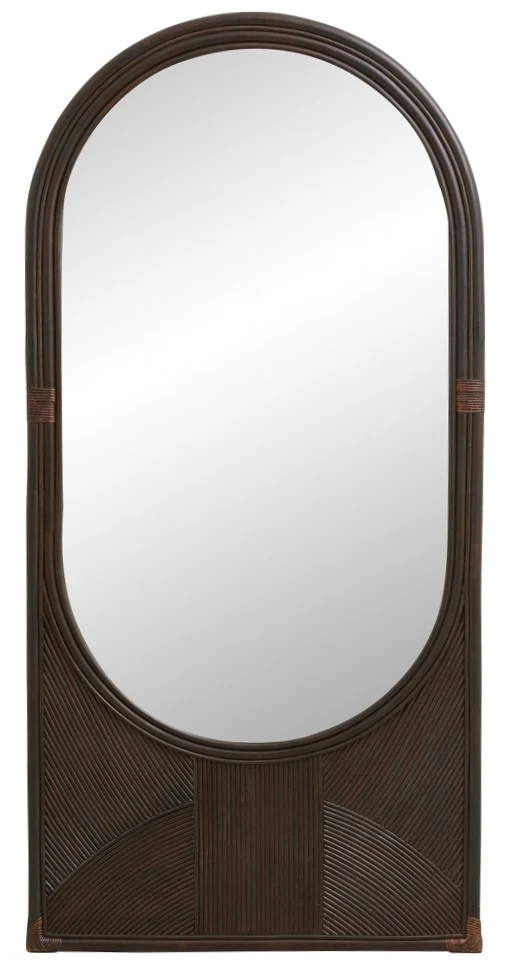 Nordal  Tura spejl L, brun - 179x87 cm.