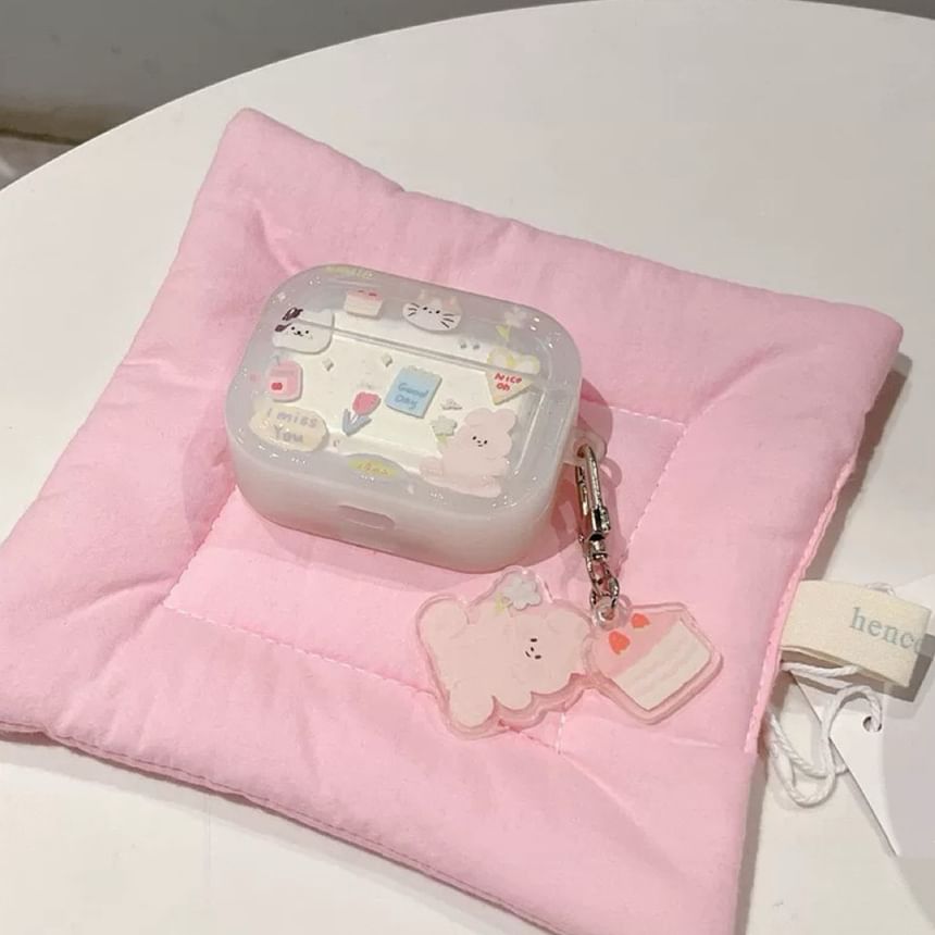 Karnemelk - Konijn AirPods / Pro oortelefoonhoesje