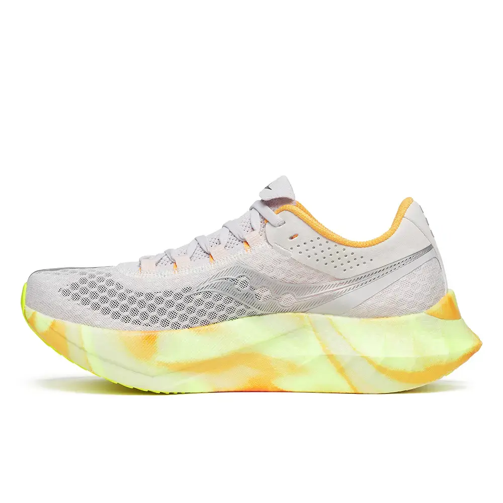 Saucony Endorphin Pro 4 Hardloopschoenen Wit/Geel/Oranje Dames