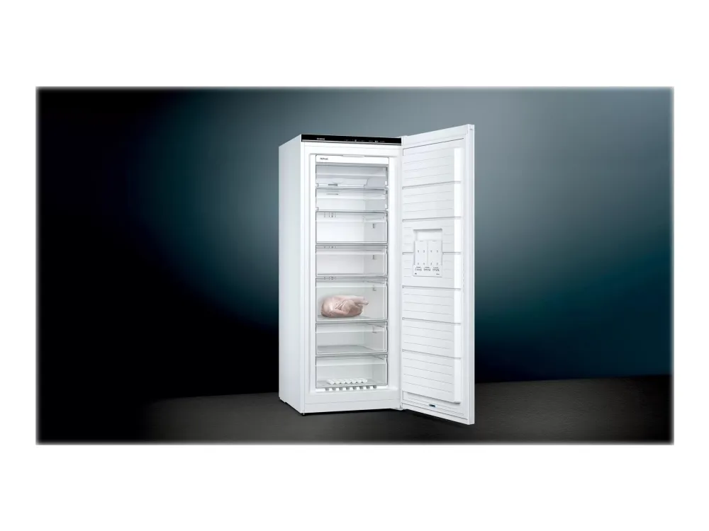 Siemens iQ500 GS54NUWDV - Fryser - stående - bredde: 70 cm - dybde: 78 cm - højde: 176 cm - 328 liter - Klasse D - hvid