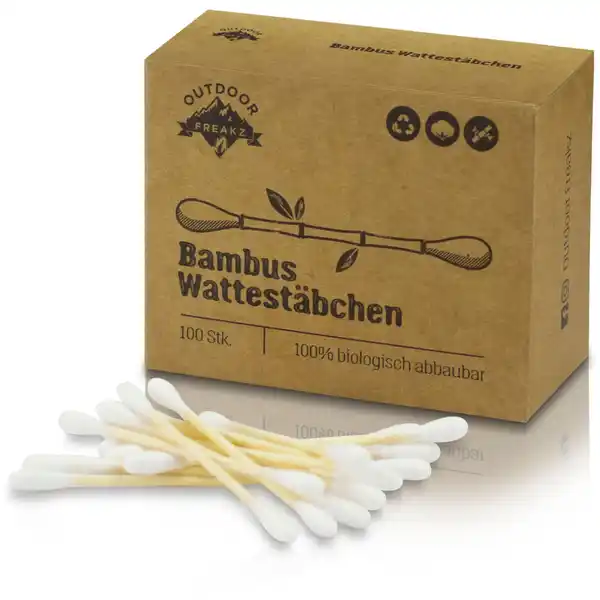 Bambus Wattestäbchen