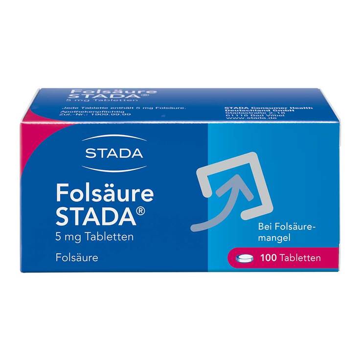 Folsäure STADA® 5 mg Tabletten, 100 St