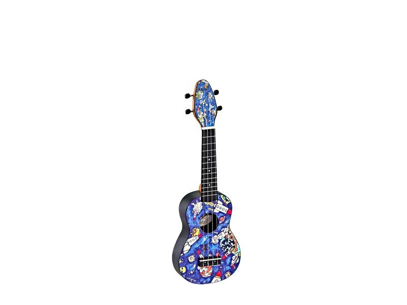 Ortega Guitars Ukulele Keiki Package K2-SP – Spaceman Der perfekte Einstieg in die Welt der Ukulele