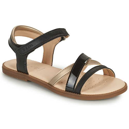 Geox - SANDAL KARLY GIRL - Noir / Doré