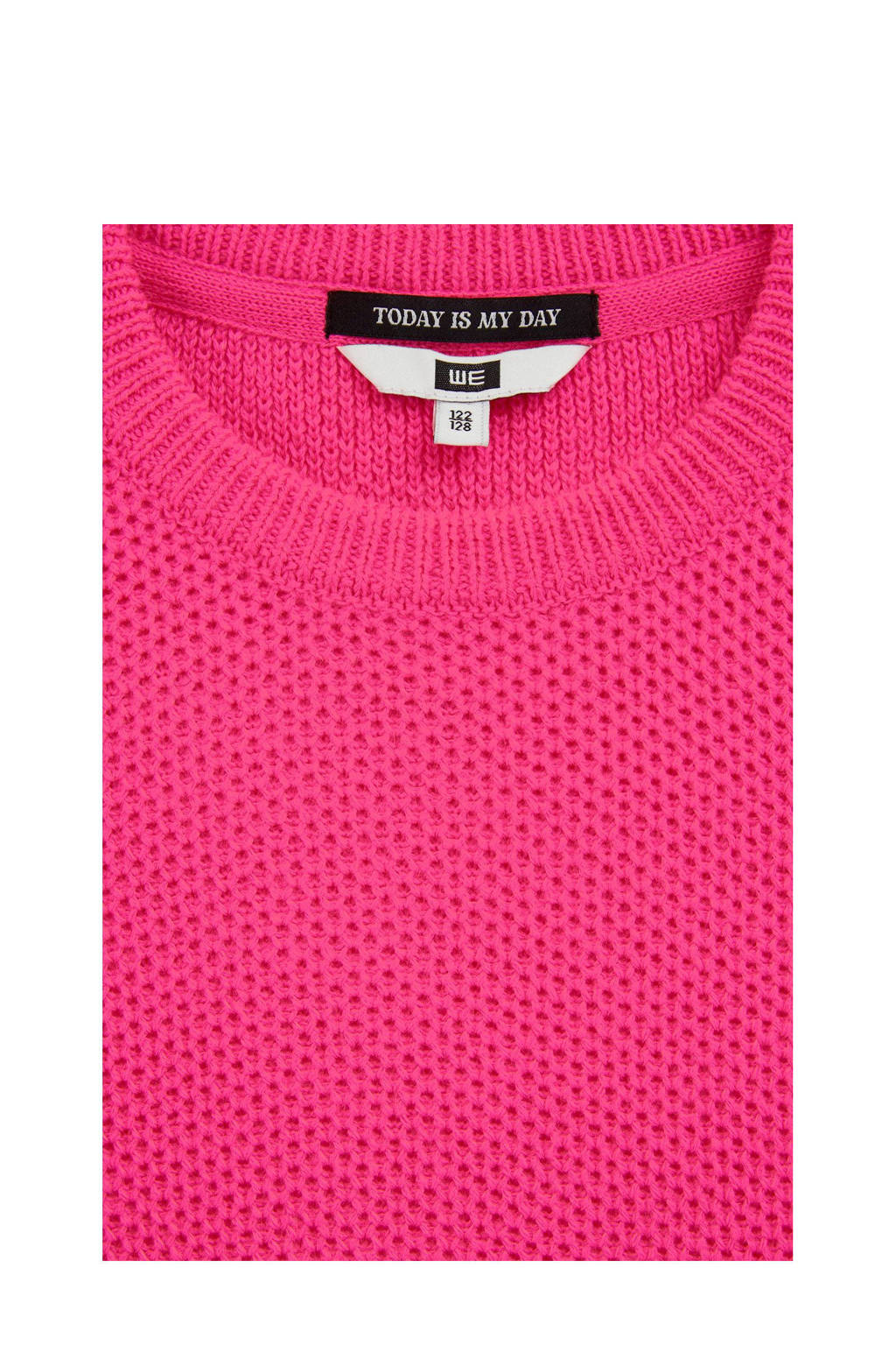 WE Fashion gebreide trui roze