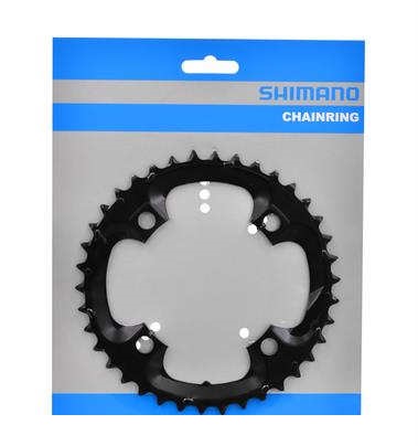 Shimano ø104 38 Tands Klinge Sort