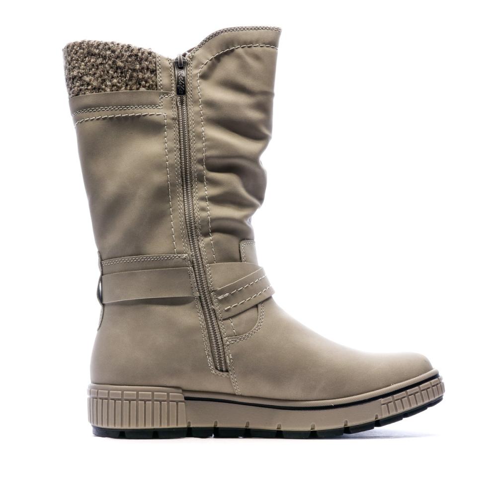 Relife Bottes Grise Clair Femme Relife Jolibot
