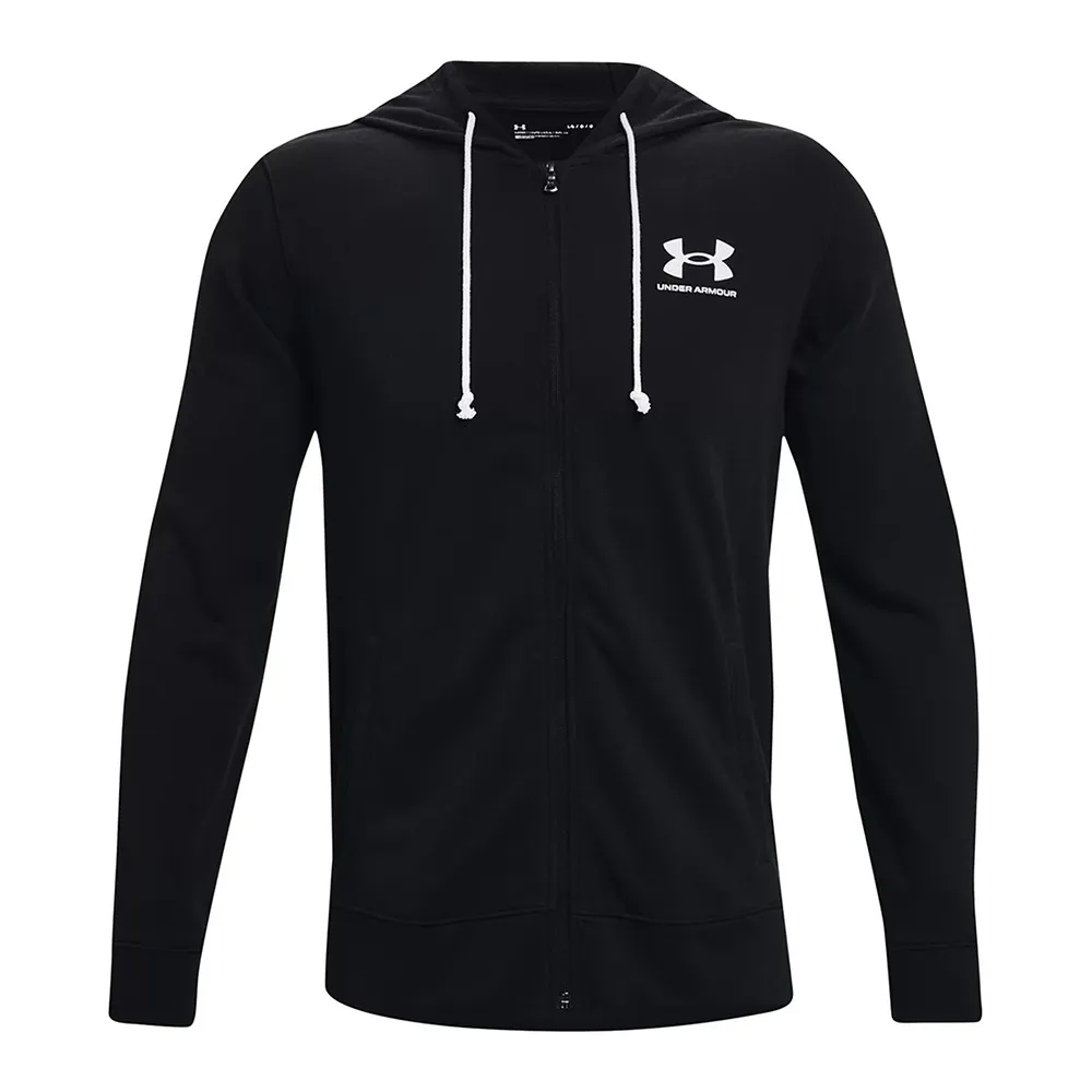 Under Armour UA RIVAL TERRY - Sweat Homme black/onyx white