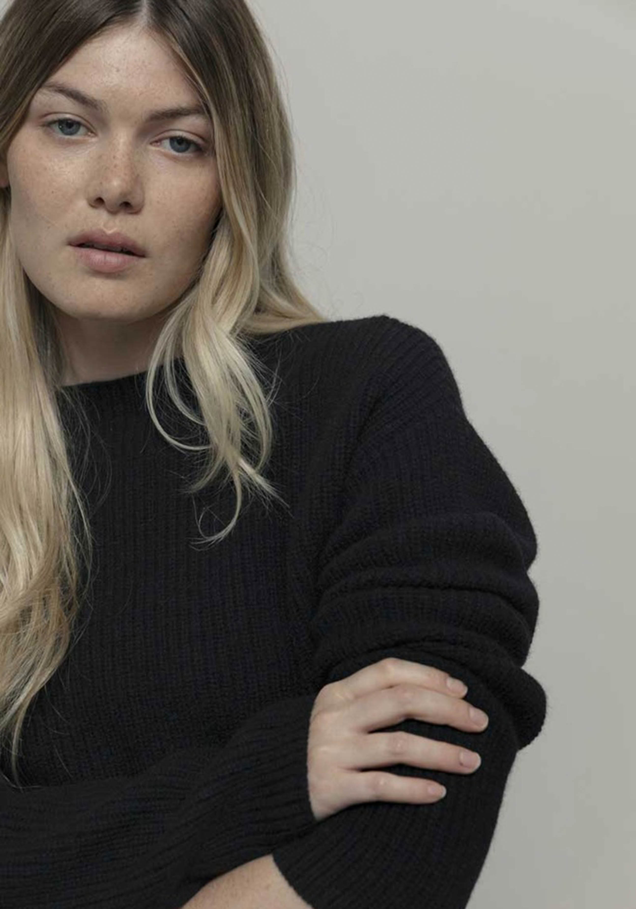 Rifo Kaschmirpullover Melissa Black Ardesia