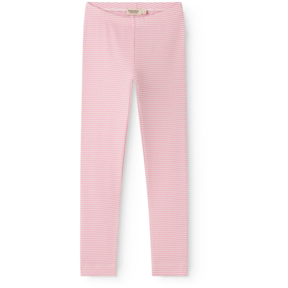 Køb MarMar Modal Fine Rib Pink Stripe Leggings