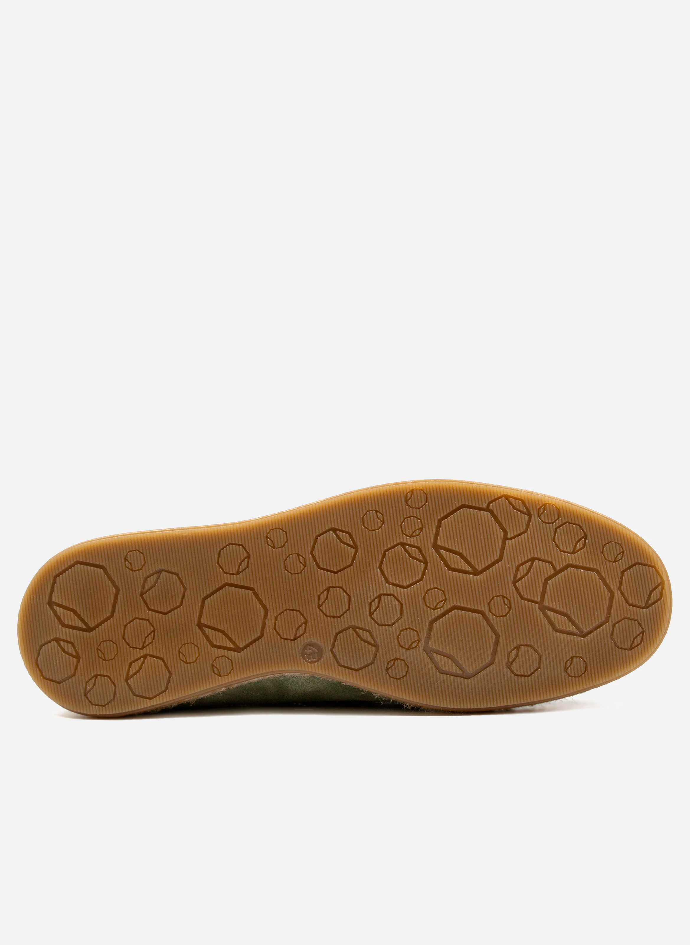 Mocassins espadrille cuir daim | Vert