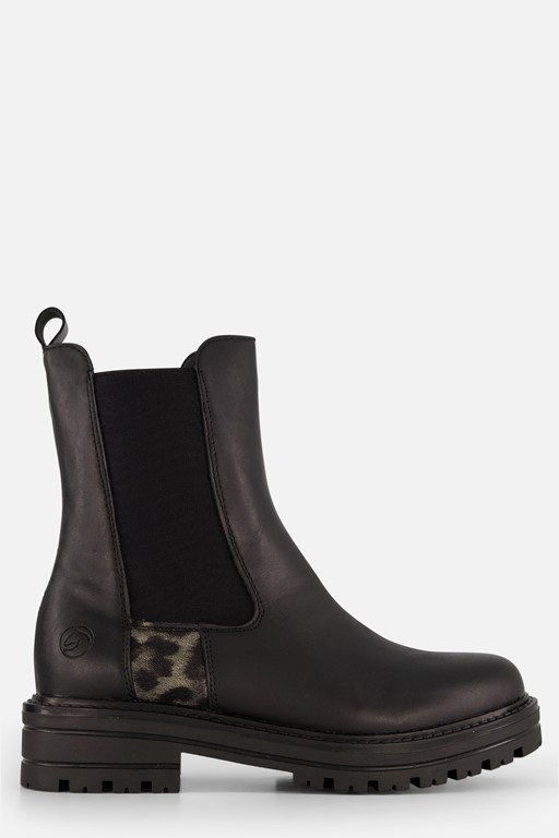 Remonte Chelsea boots zwart Leer