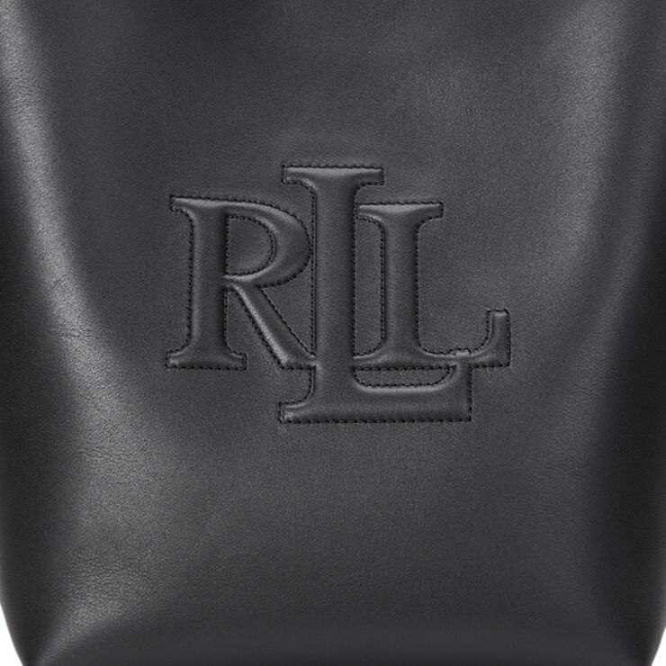 Lauren Ralph Lauren NATURAL SMTH LEATHR-WITLEY MD BK-BU Black