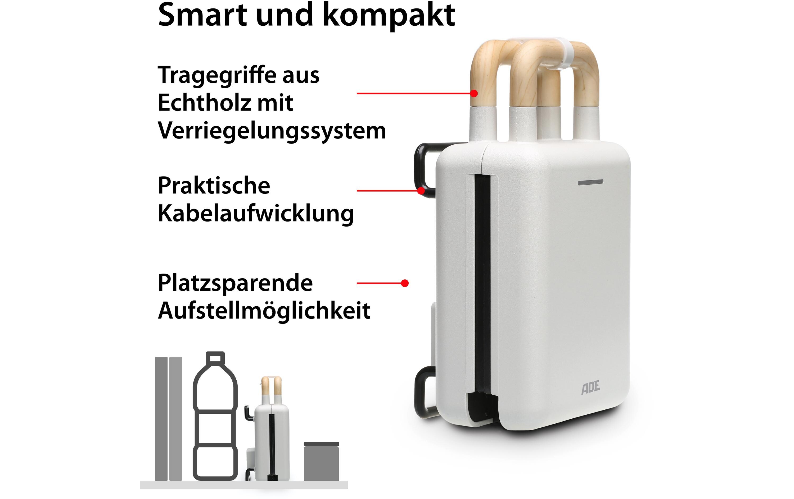 Waffeleisen WeissWaffeleisen mit Sandwichmaker