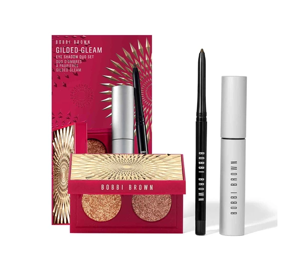 Bobbi Brown Gilded Gleam Make-up SetEye Shadow Duo set Fireside