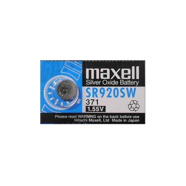 Maxell Pilha para Relógio SR920SW (371) 18290100 - 10 Unidades