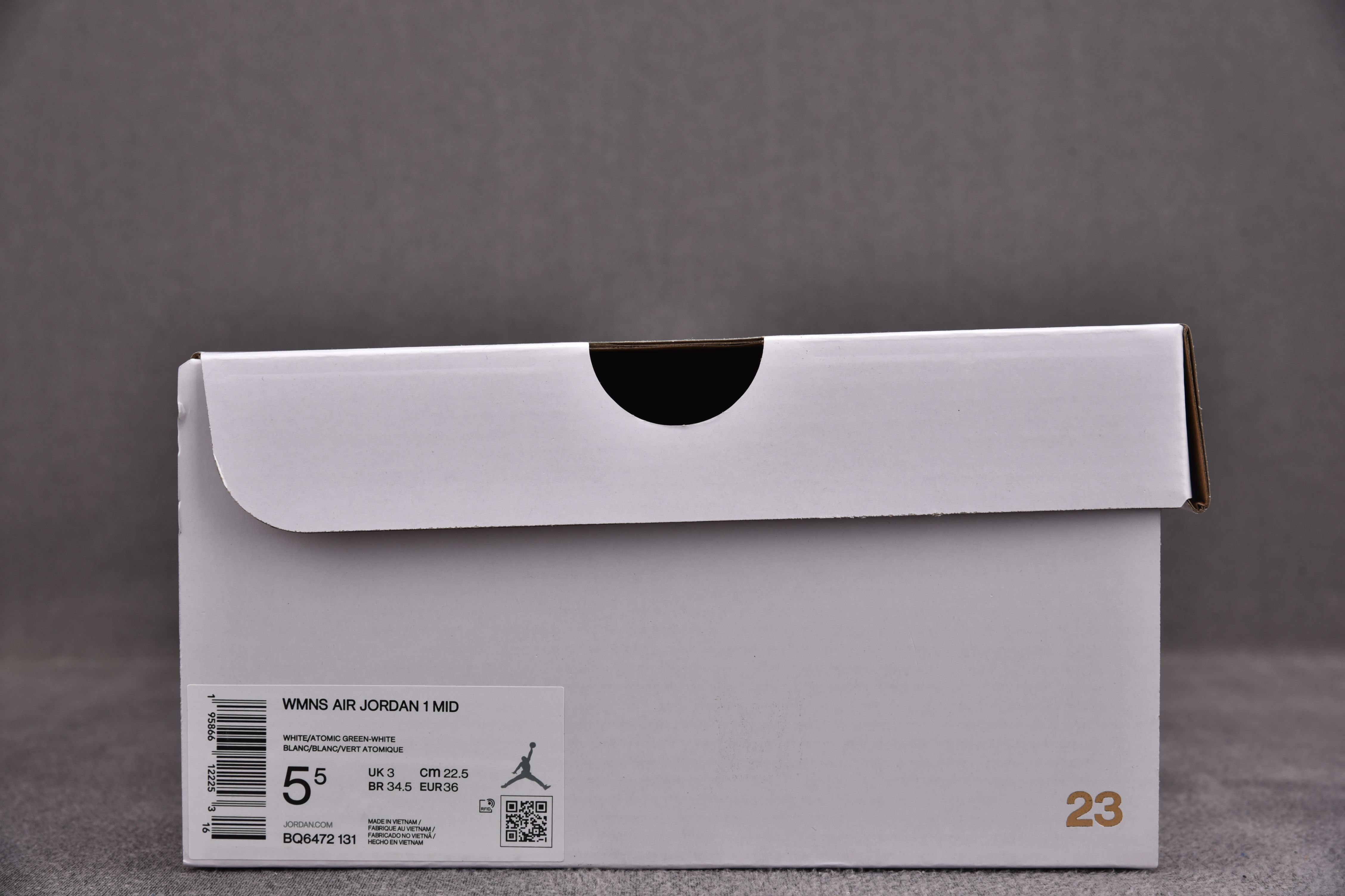 Jordan 1 Mid White Lime (Women Size!!)