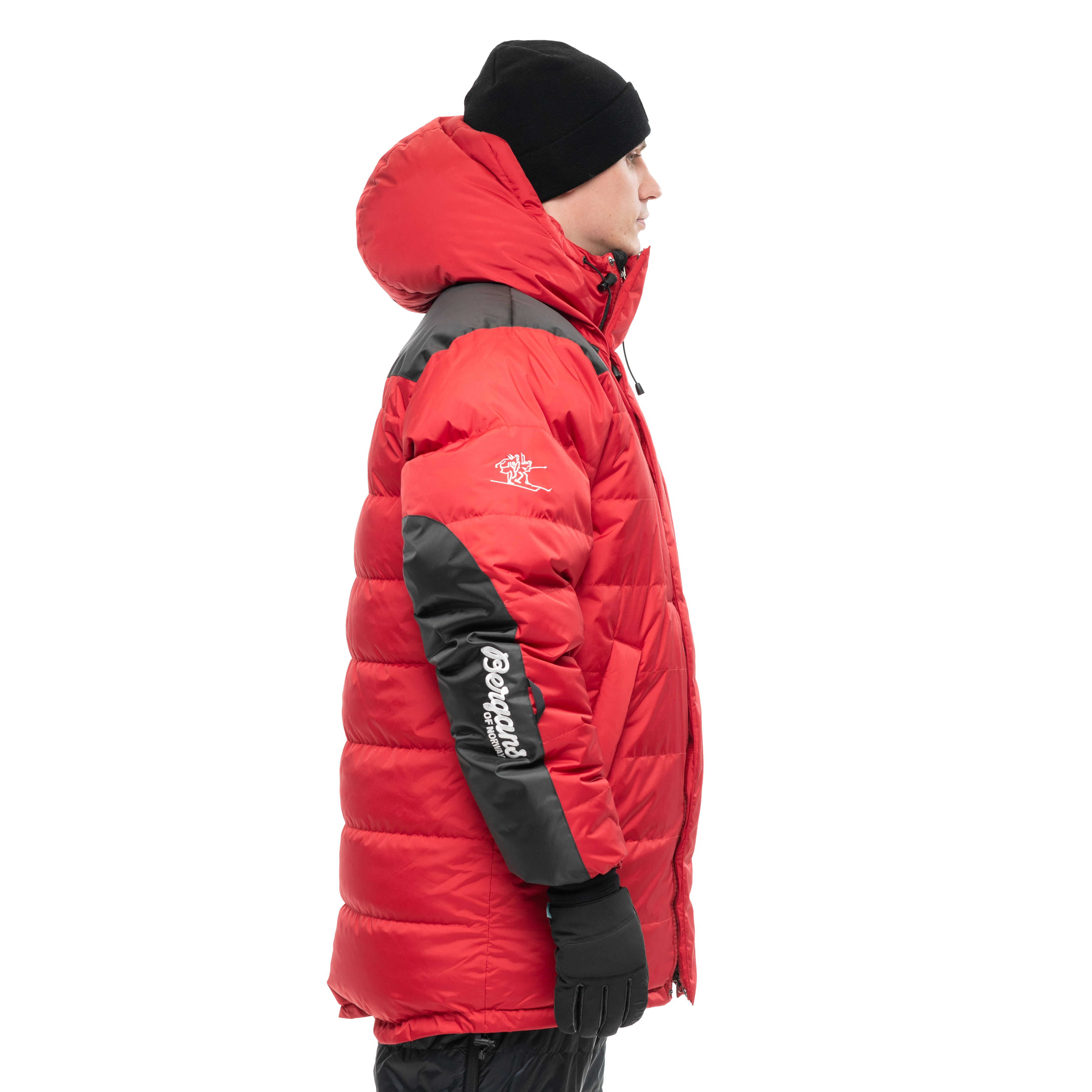 Expedition Down Unisex Parka Red / Black