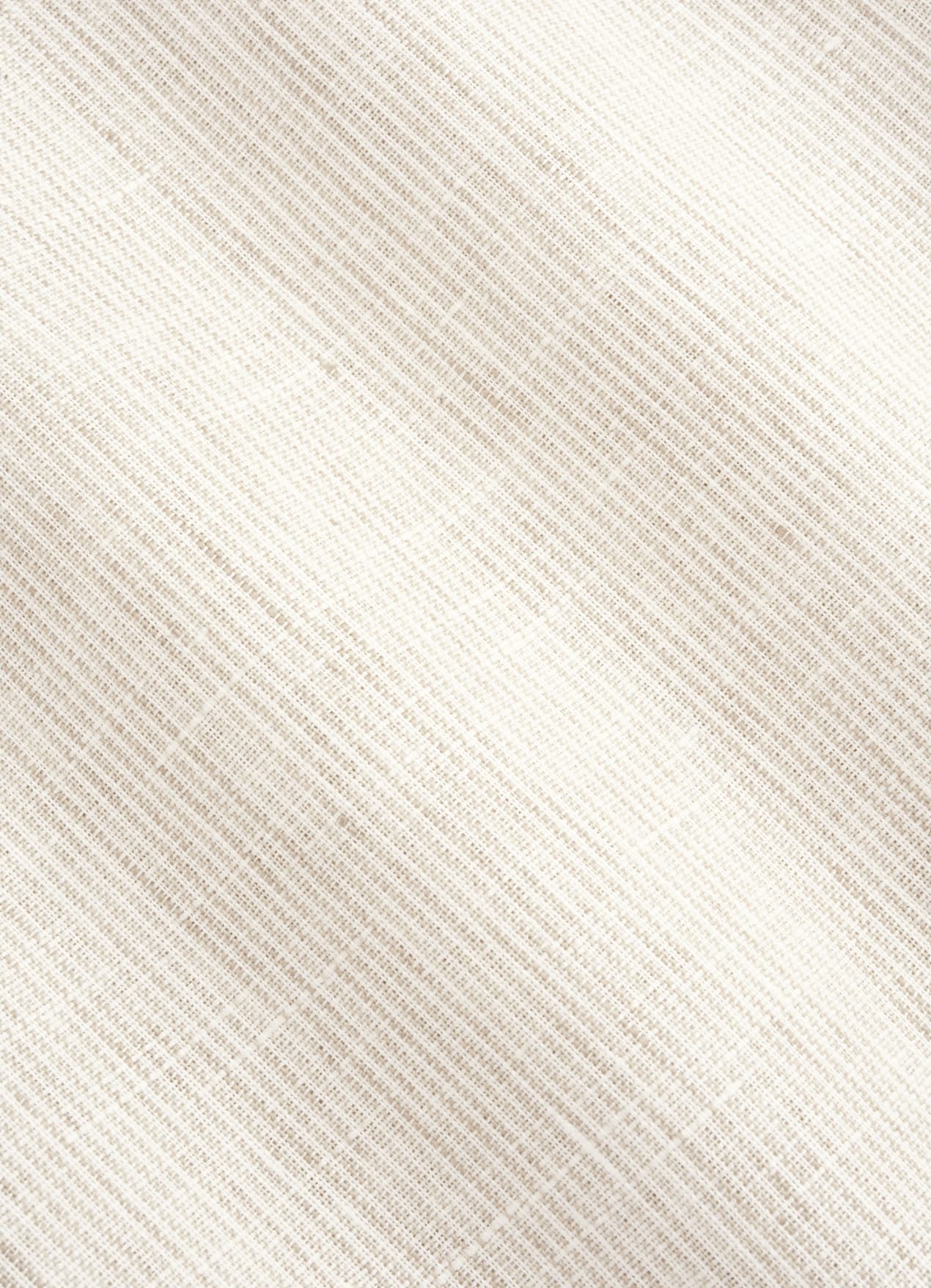 Chemise coupe ajustée marron clair à rayures