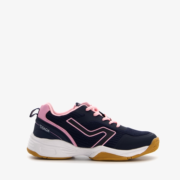 Osaga kinder zaalschoenen blauw roze