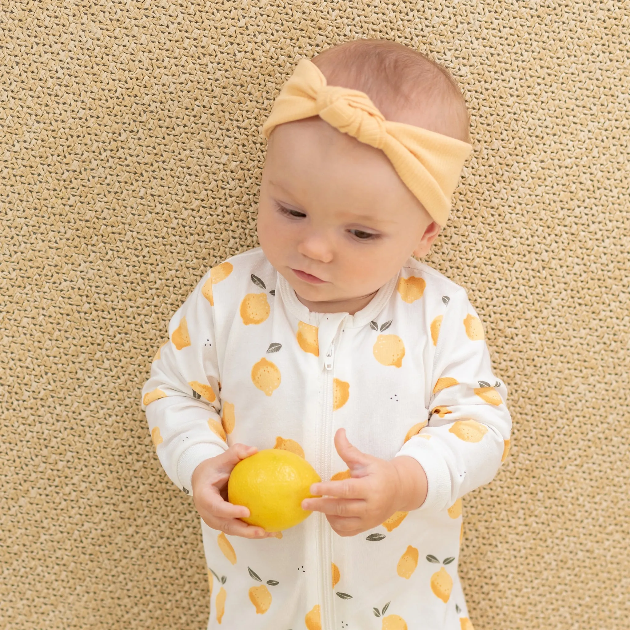 Firsts par Petit Lem Pyjama Citron 0-12mois