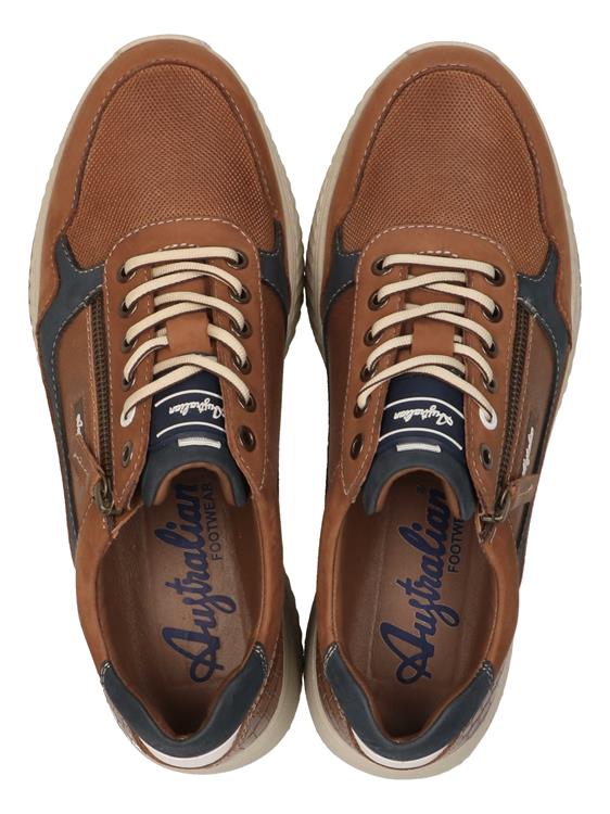 Australian Footwear Hatchback 15.1607.01 cognac-blue