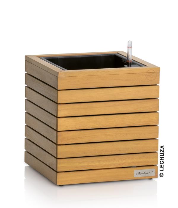 LECHUZA® Holz-Kasten PALO Natural Wood 35,