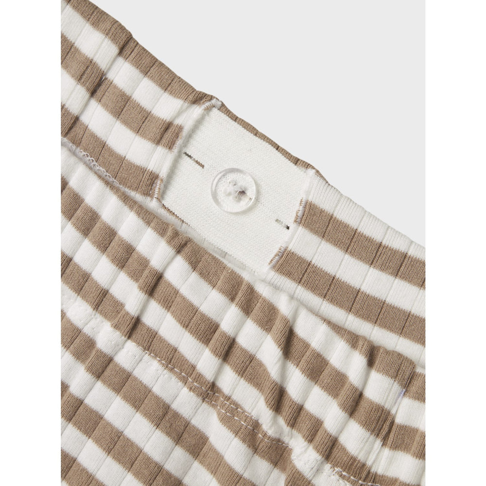 Køb Name It Mocha Meringue W. Bright White Nkfsuraja Straight Bukser Noos