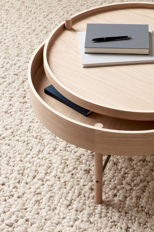 Audo Copenhagen Gravel vloerkleed 170x240 ivoor
