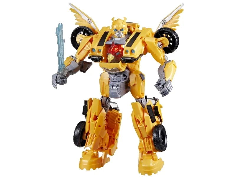 Transformers : Rise of the Beasts Beast-Mode Bumblebee, 6 År, Klingende, Plast, Gul, 550 g