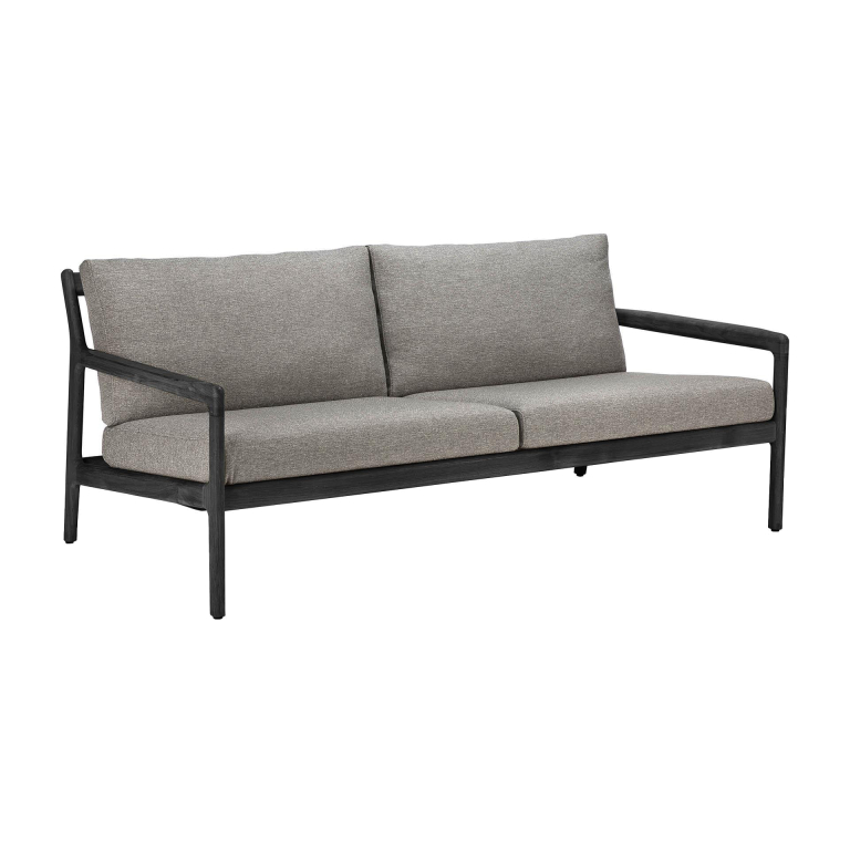 Ethnicraft Jack outdoor tuinbank 180 teak zwart mokka