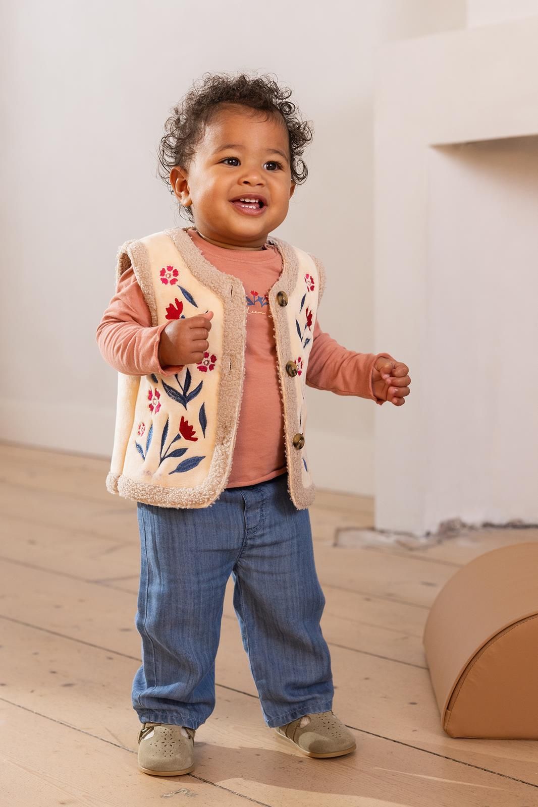 Noppies Baby Broek Fontaine - Medium Blue Denim