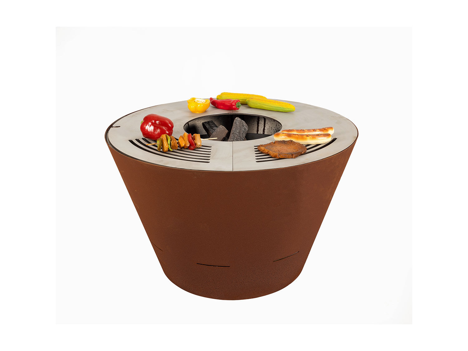 Nouvel Feuerschale mit Grillring Cono 80
