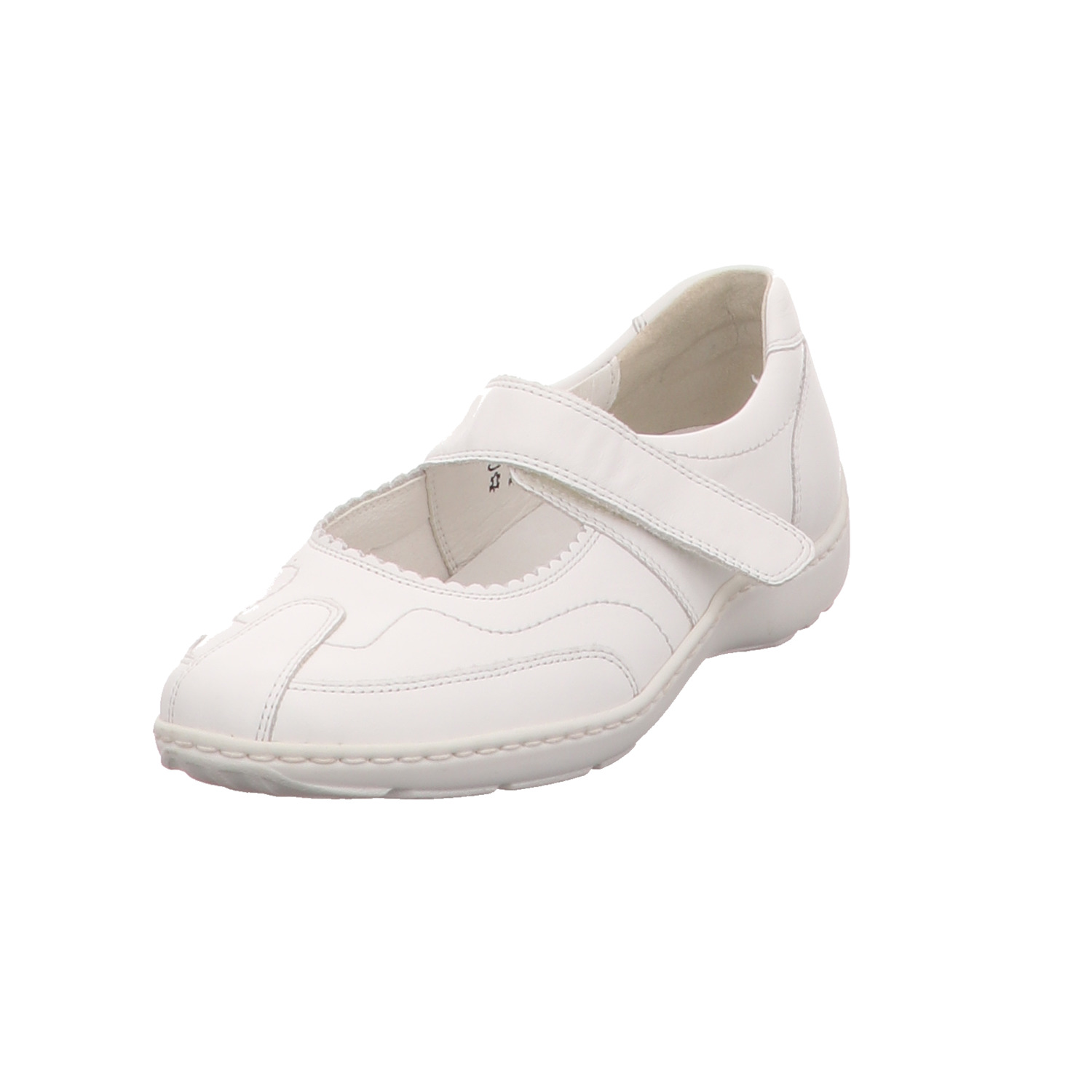 Waldläufer Spangenschuh weiß weiss/weiss kombi