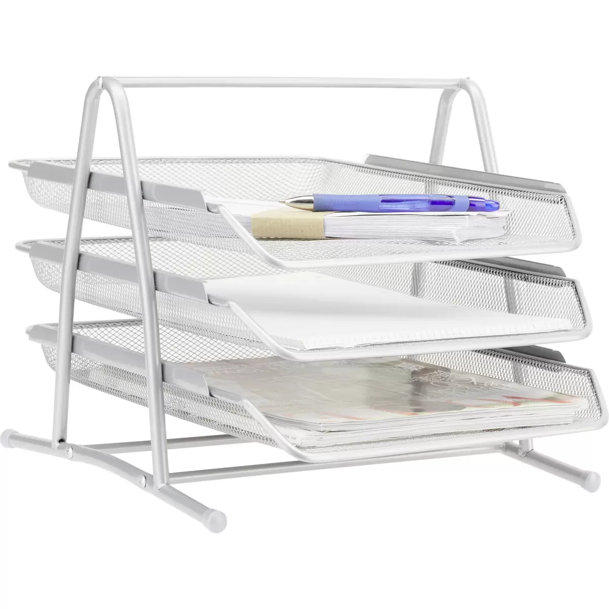 Briefablage Modern Living Silber