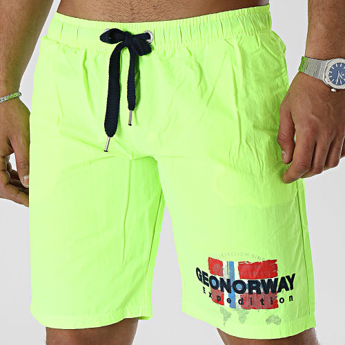 Short De Bain Jaune Fluo